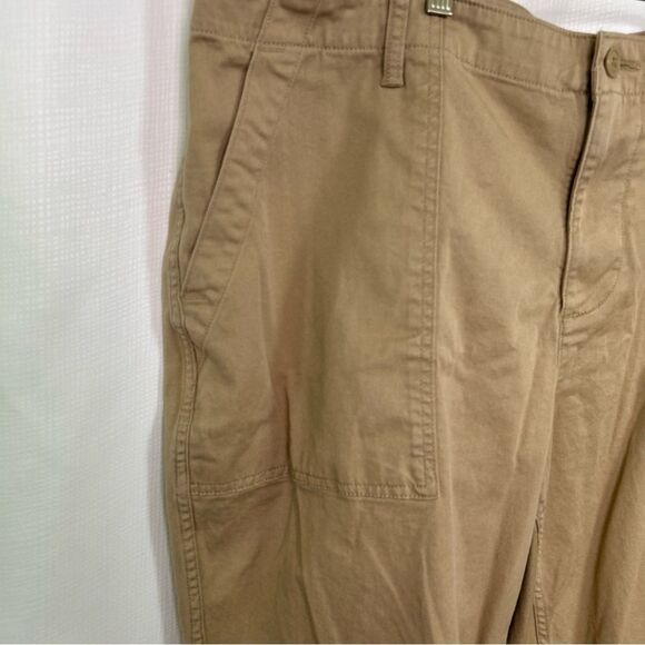 Lands End Khaki Pants Women’s 22W Flat Front Pockets - Picture 3 of 9
